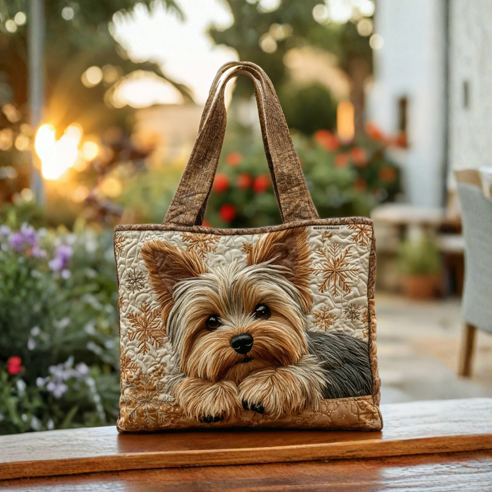 Bolso Artesanal Yorkie Brillante