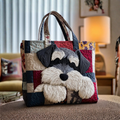 Bolso Artesanal con Schnauzer