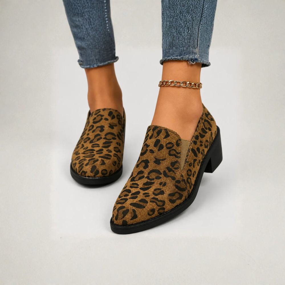 Angélique™ | Mocasín Leopardo