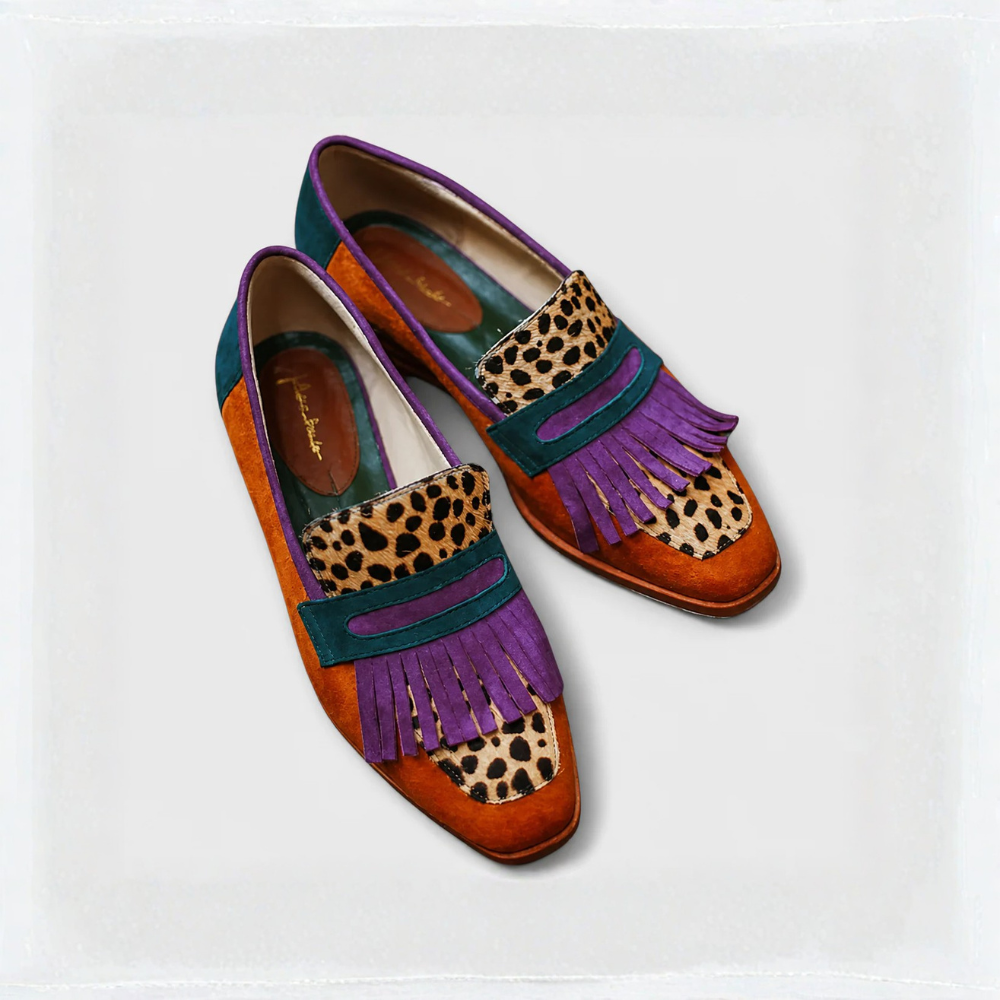 Fallon™ | Mocasín Marrón Leopardo