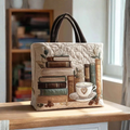 Bolso de Hombro Artesanal Café