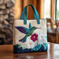 Bolsa Acolchada con Flores
