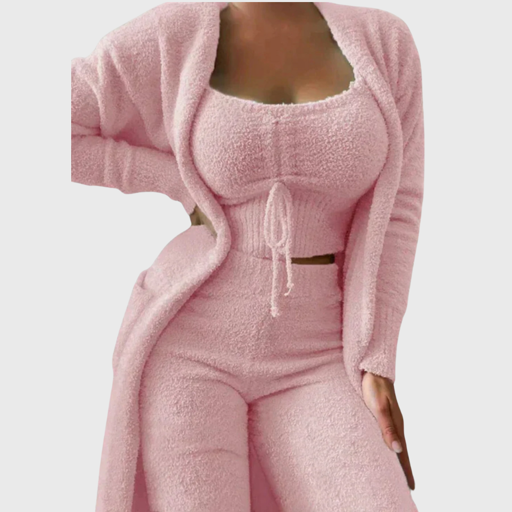 Conjunto de Pijama de 3 Piezas