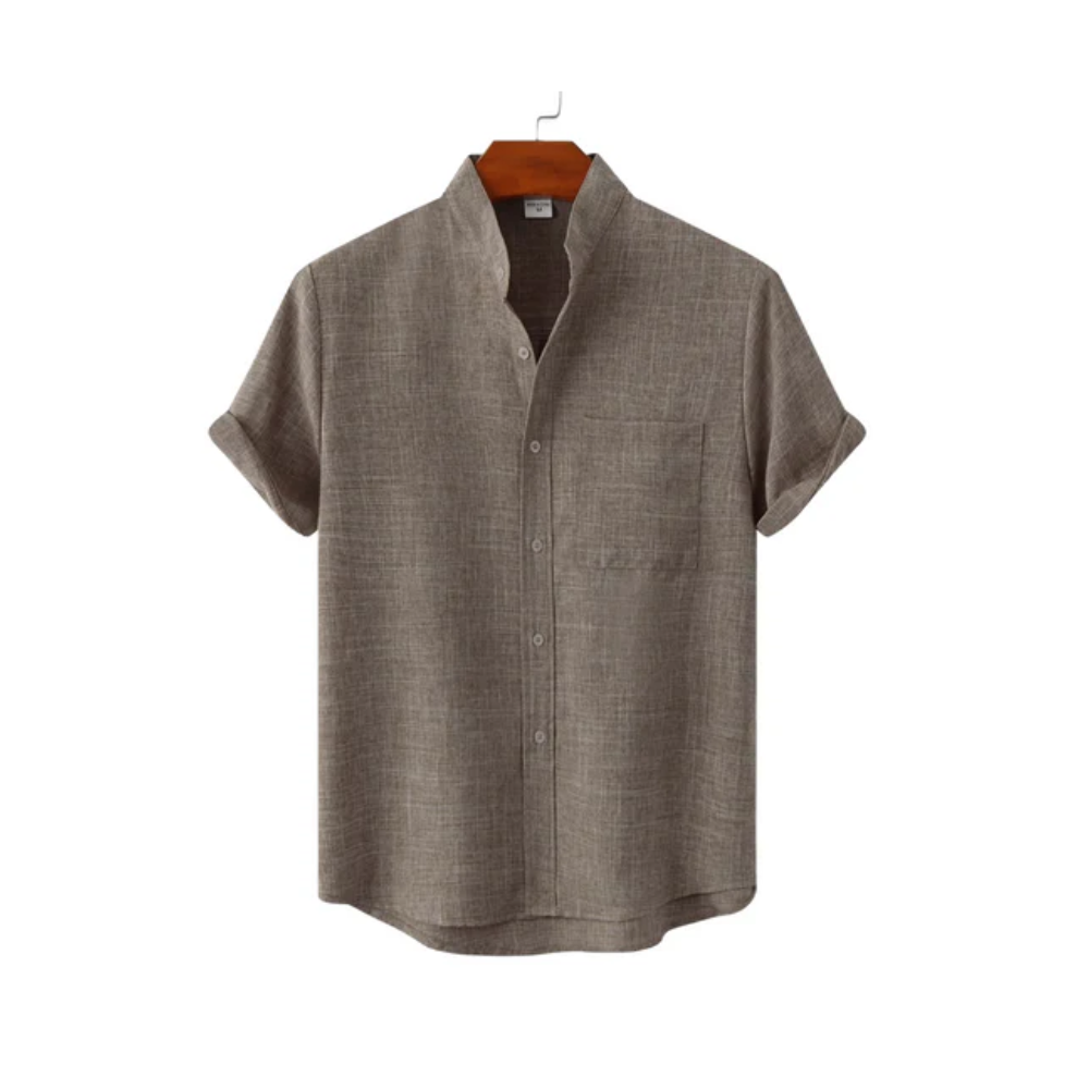 Camisa de Algodón Suave con Botones