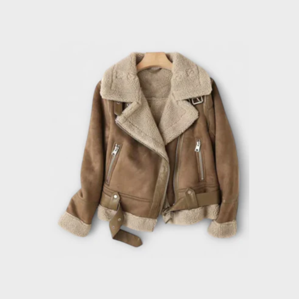 Chaqueta Piloto Aurora de Shearling