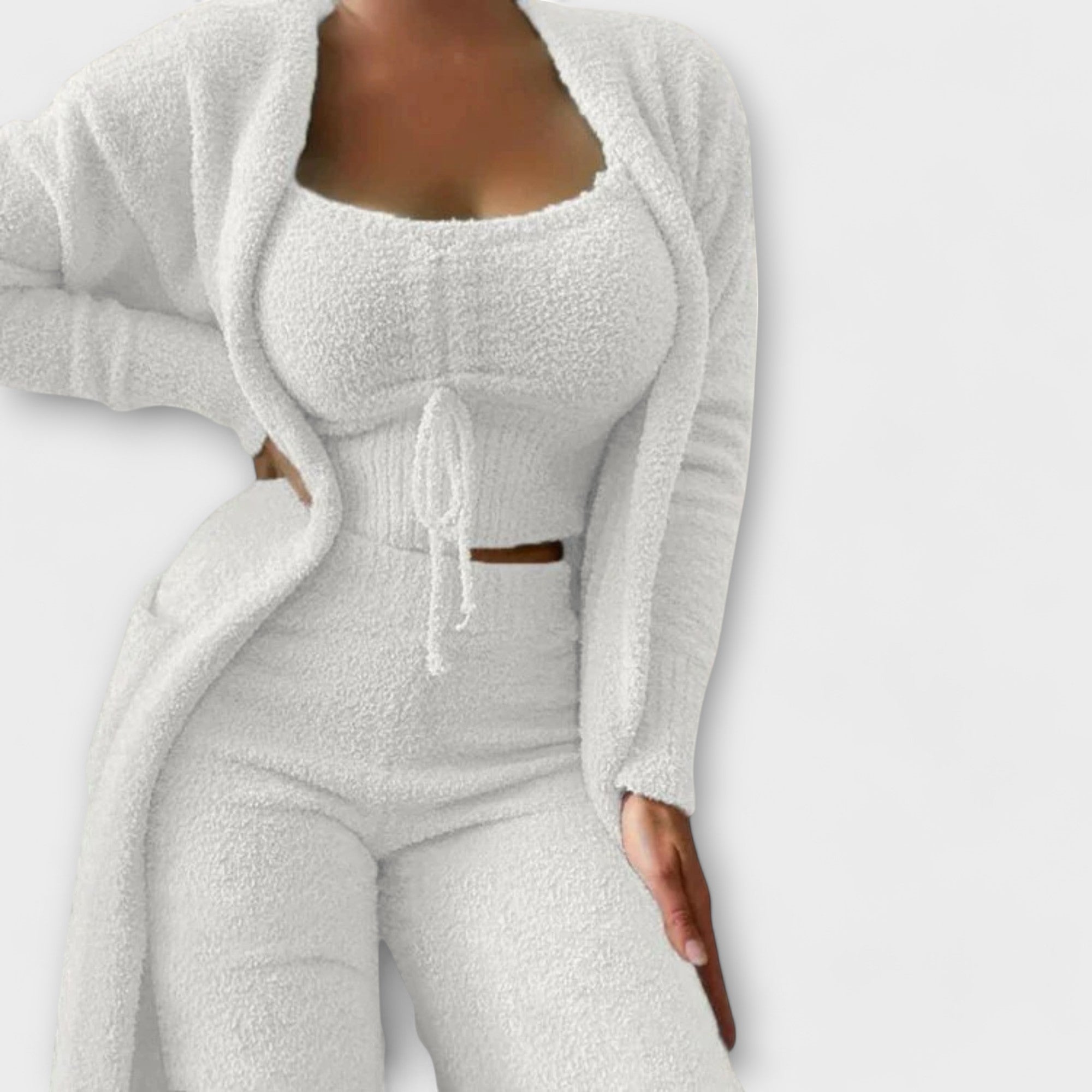 Conjunto de Pijama de 3 Piezas