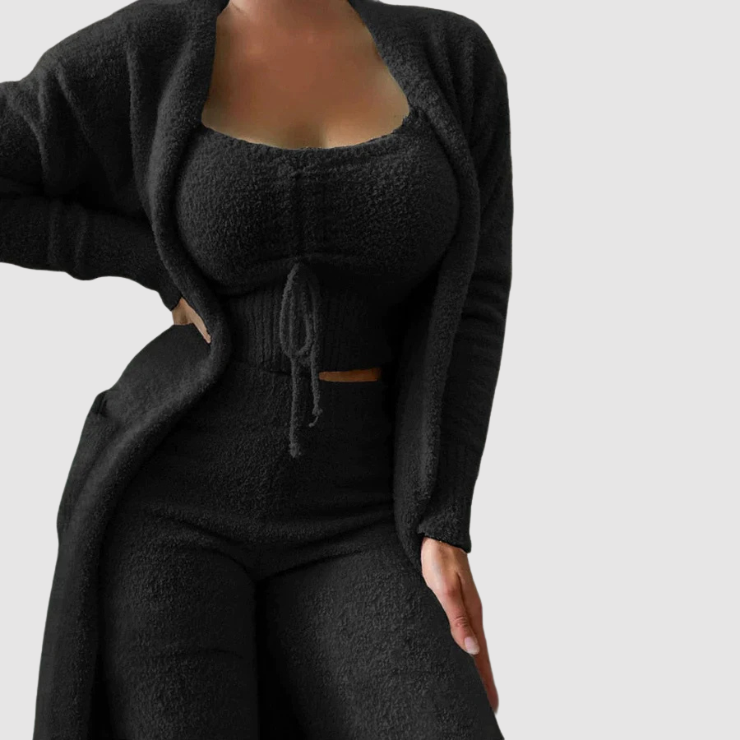 Conjunto de Pijama de 3 Piezas