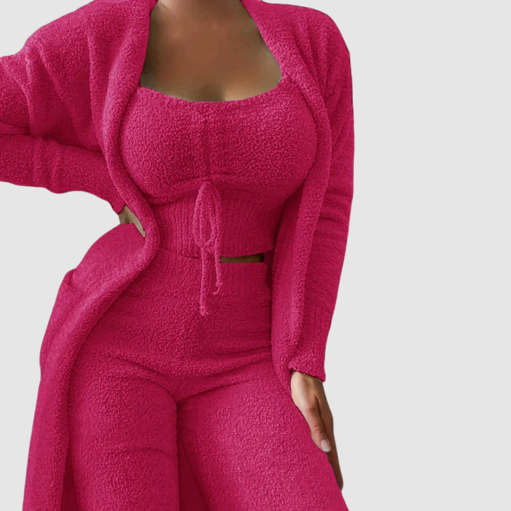 Conjunto de Pijama de 3 Piezas