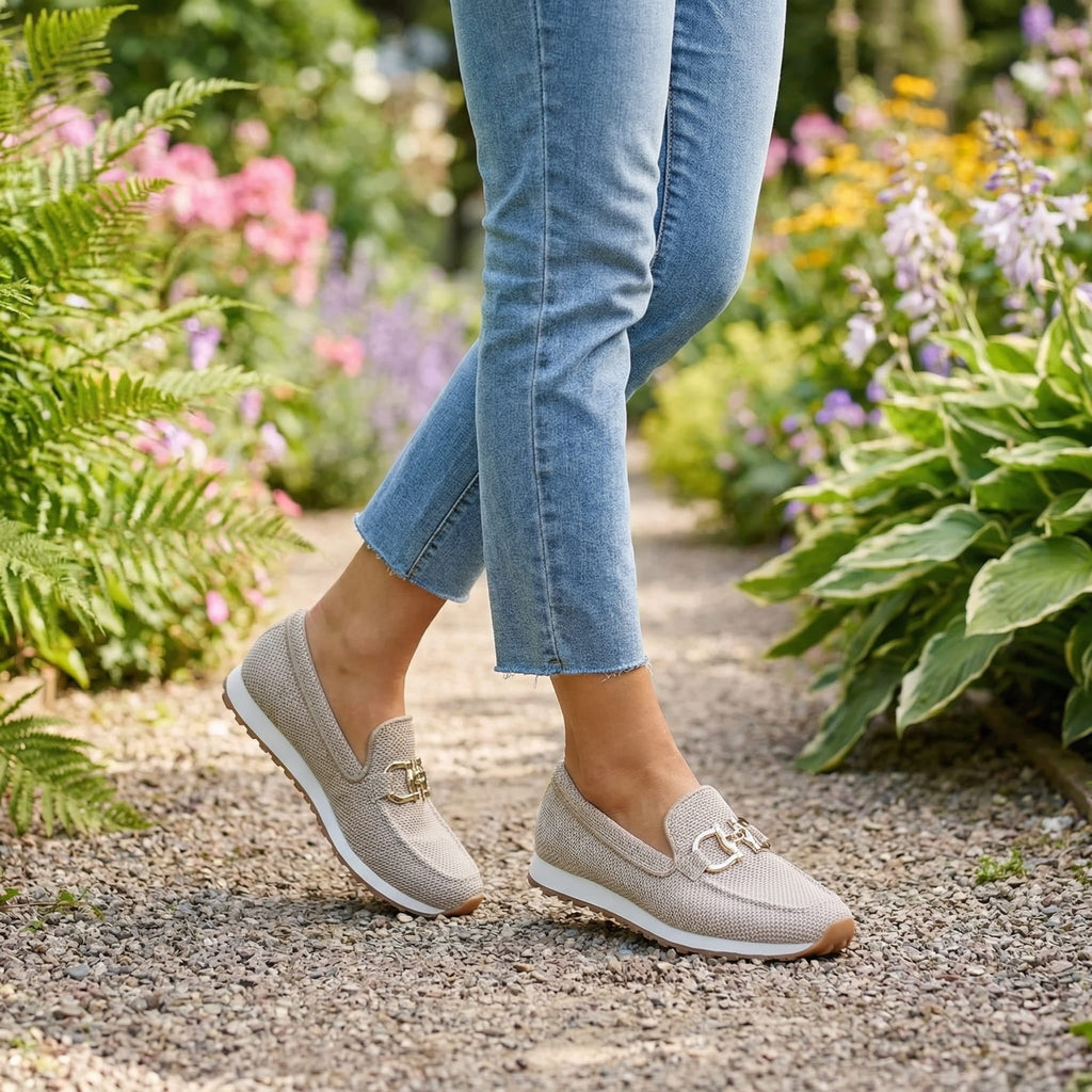 Zapatillas deportivas ortopédicas tipo mocasín