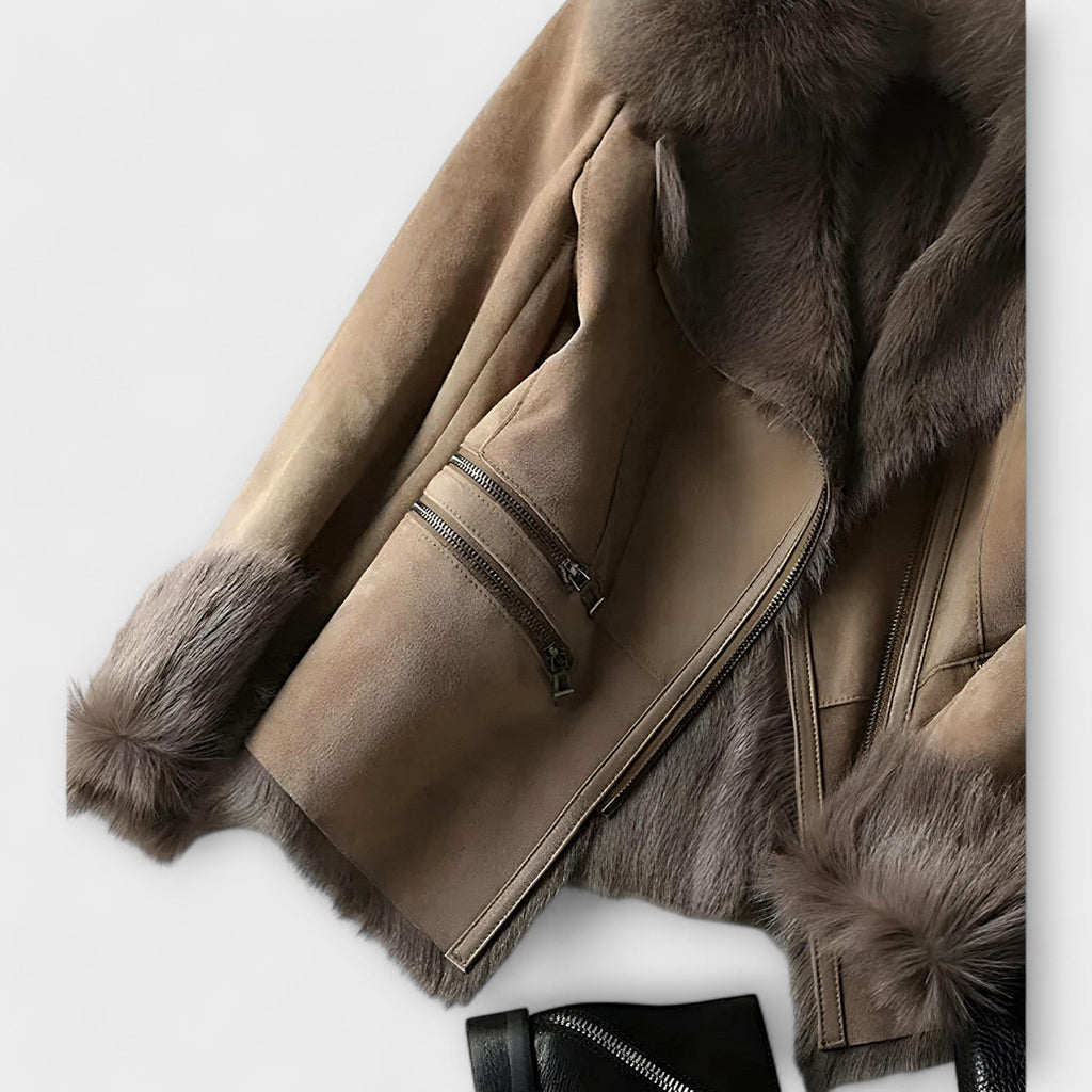 Chaqueta de piel de oveja