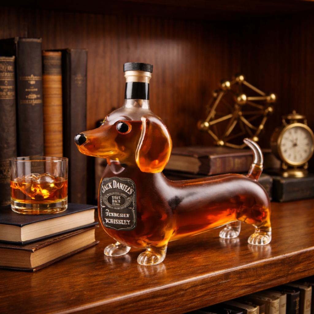 Jack Daniel's Whisky Botella - Edición Dachshund