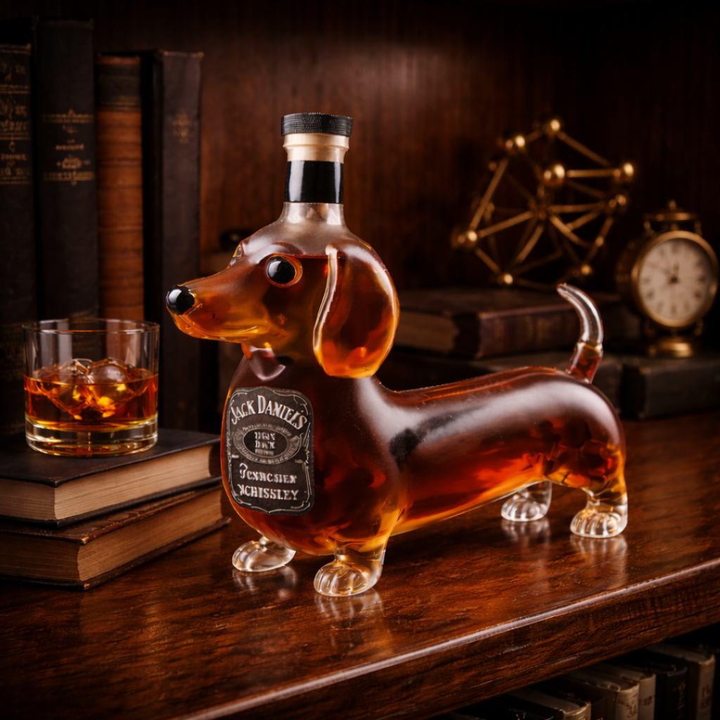 Jack Daniel's Whisky Botella - Edición Dachshund