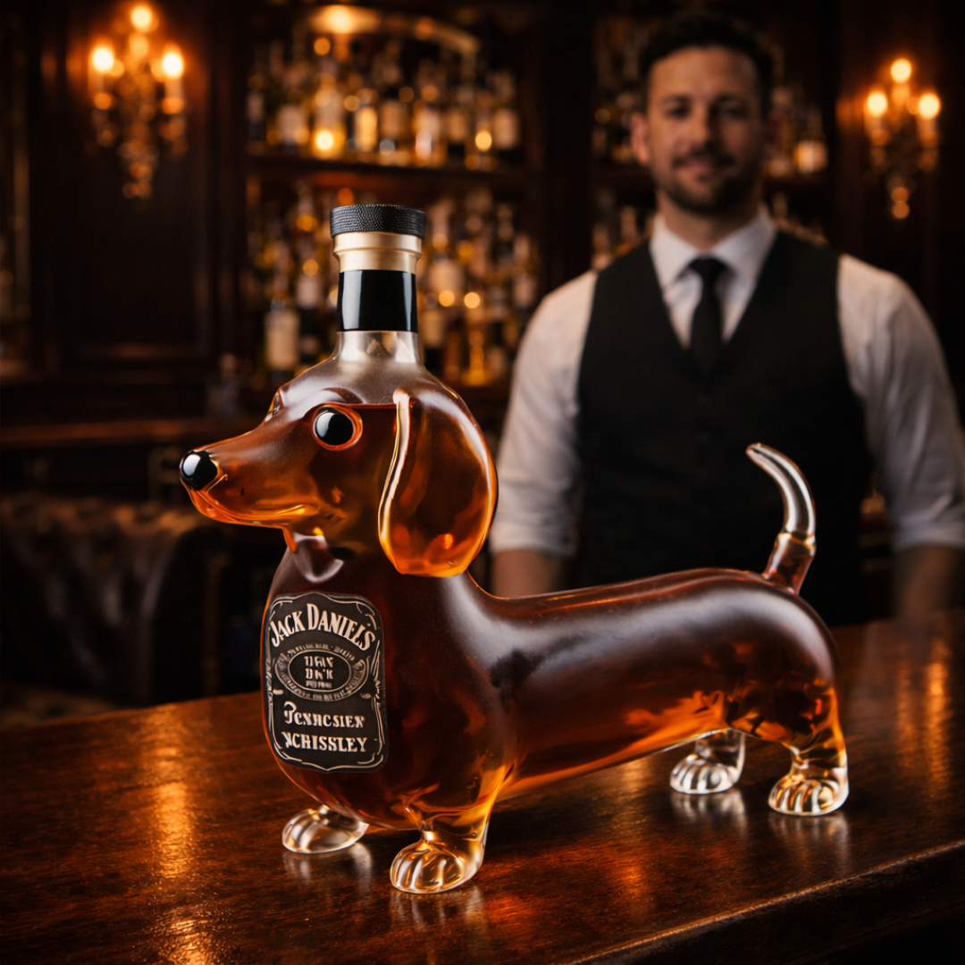 Jack Daniel's Whisky Botella - Edición Dachshund