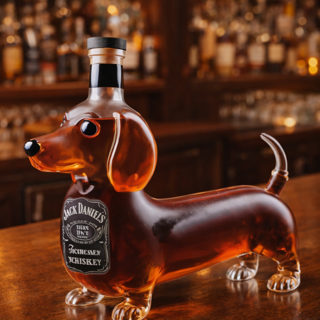 Jack Daniel's Whisky Botella - Edición Dachshund