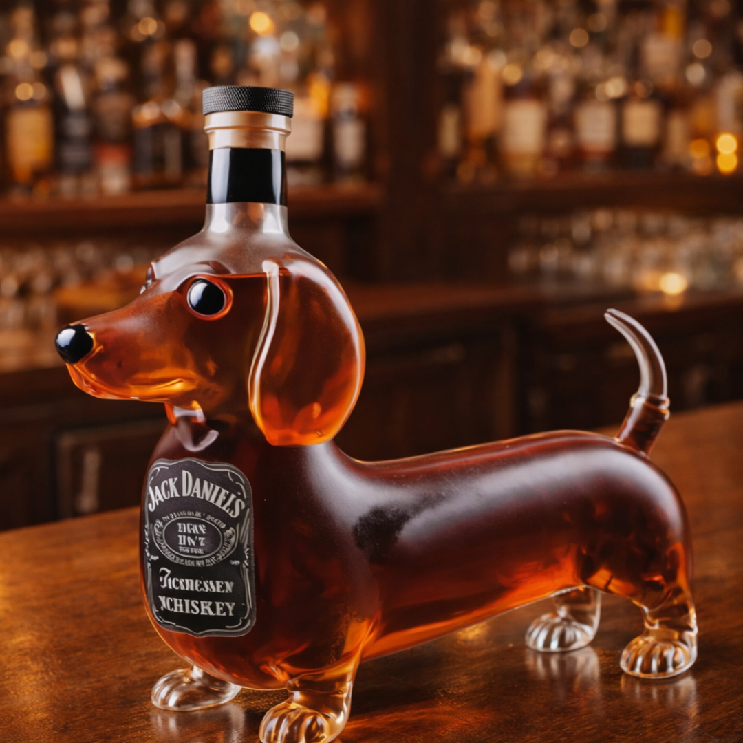 Jack Daniel's Whisky Botella - Edición Dachshund