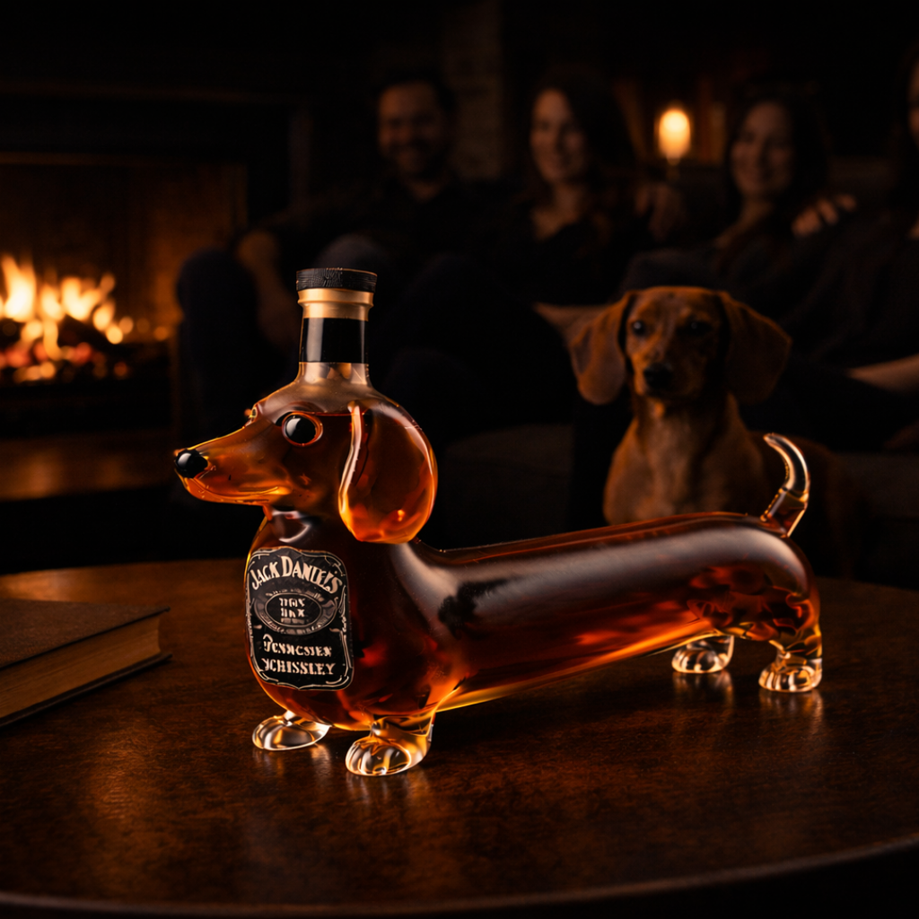 Jack Daniel's Whisky Botella - Edición Dachshund