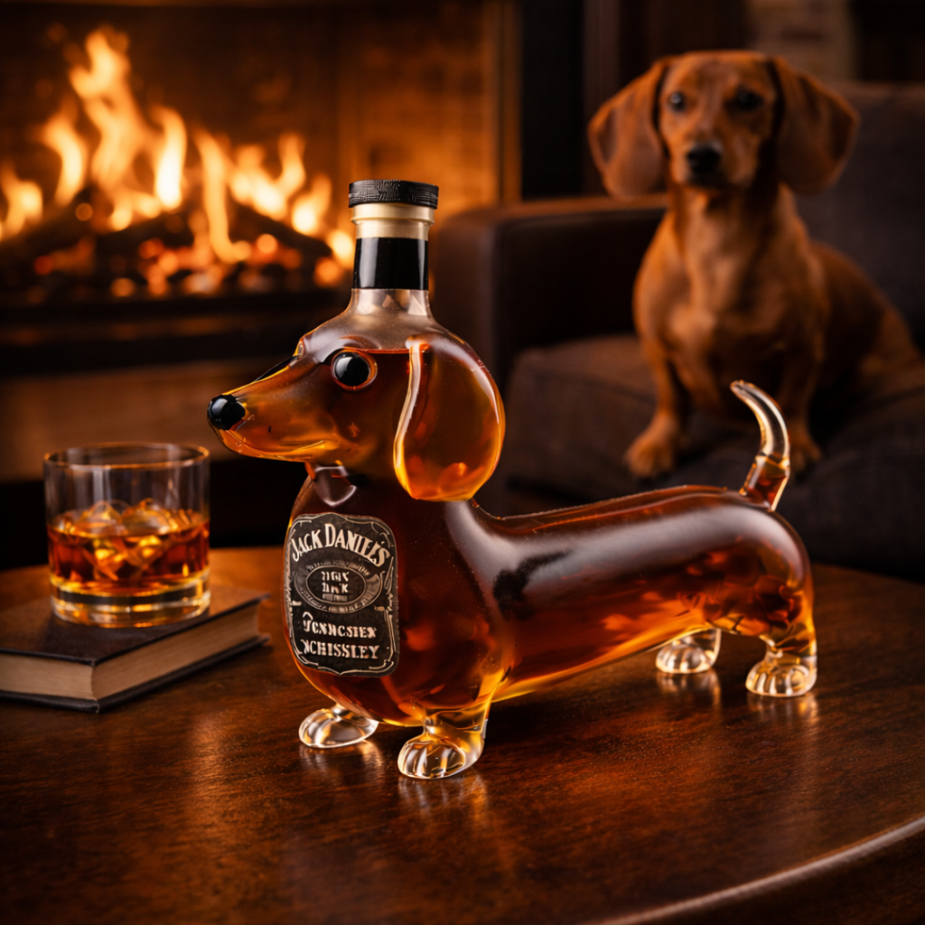 Jack Daniel's Whisky Botella - Edición Dachshund