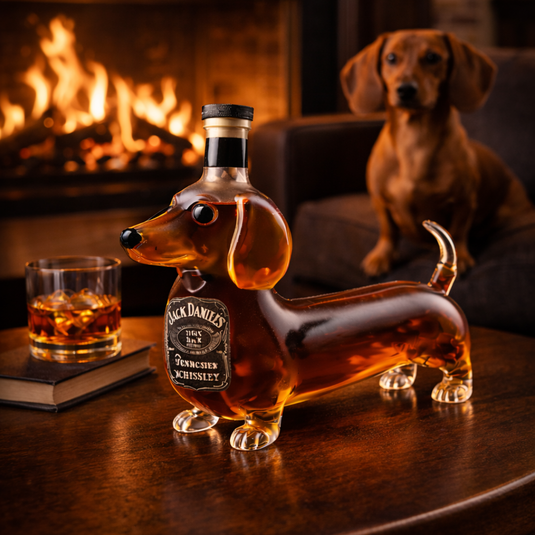 Jack Daniel's Whisky Botella - Edición Dachshund