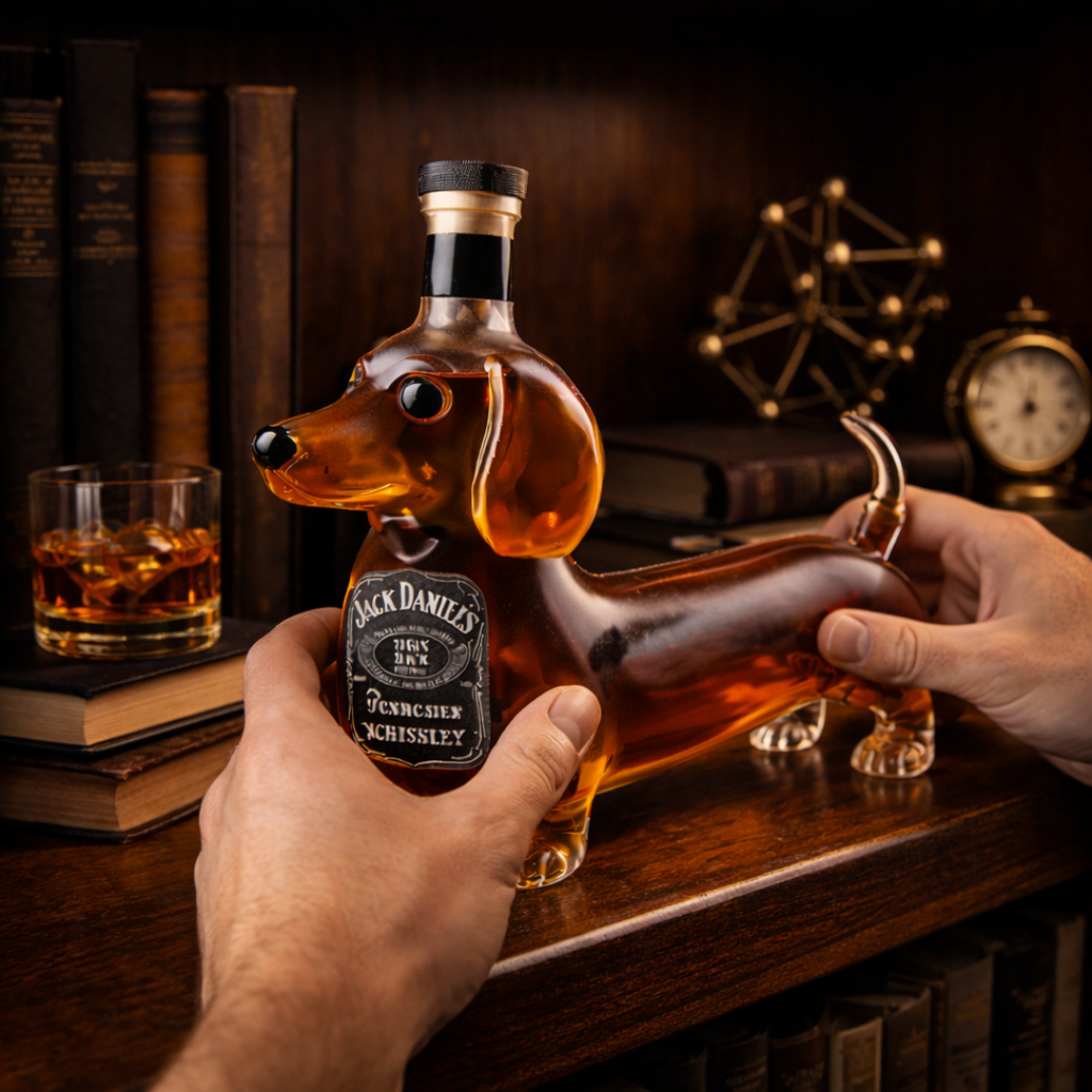 Jack Daniel's Whisky Botella - Edición Dachshund