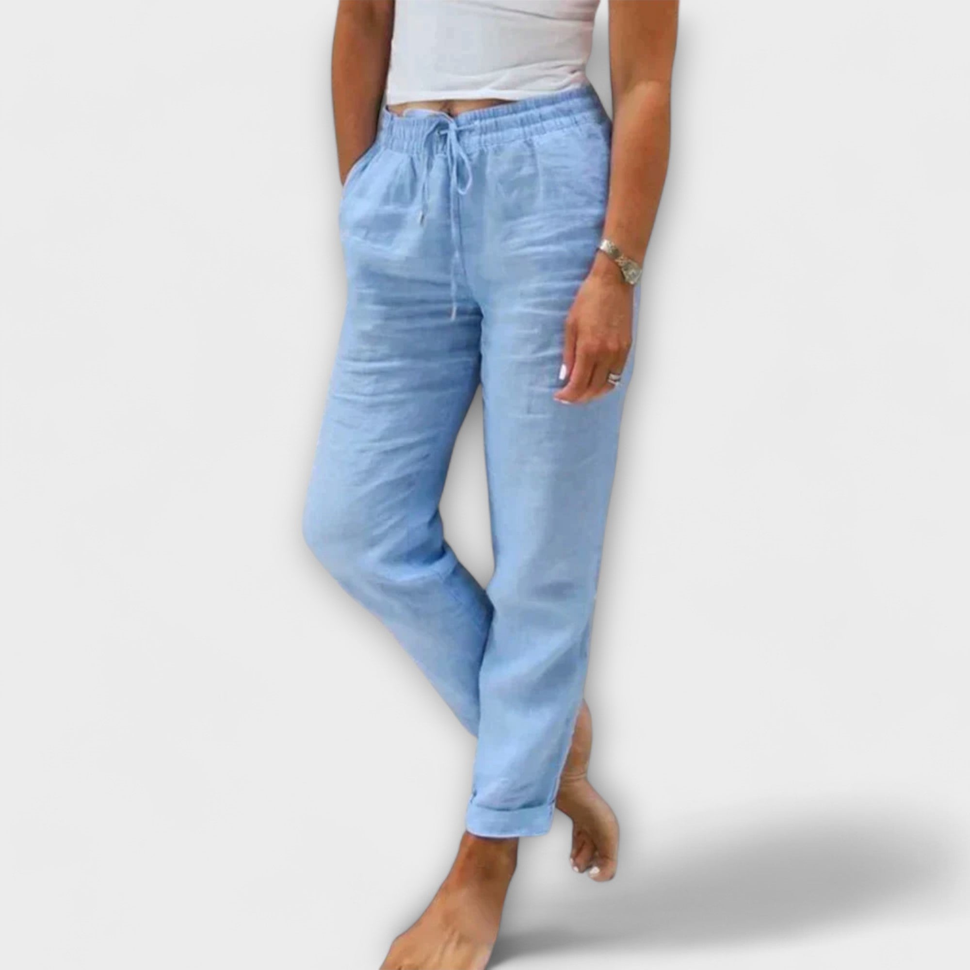 Pantalón de Lino Ligero