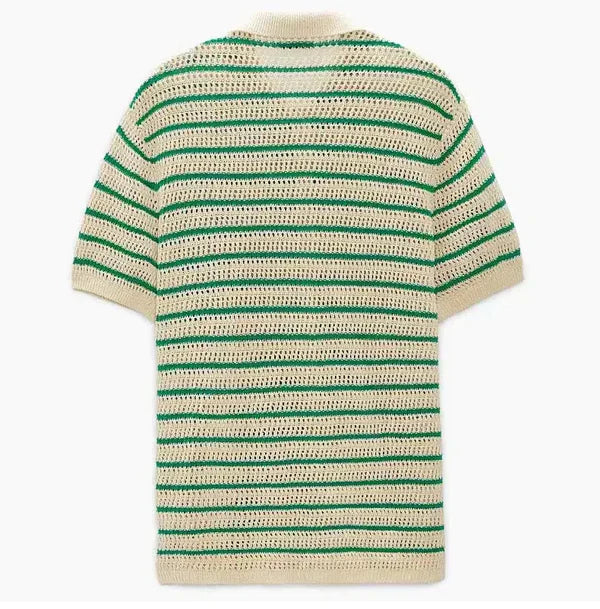 Marbella - Camisa de punto Knop-Up