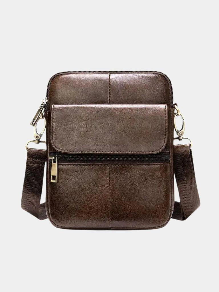 Tobias™ | Bolsa Cruzada de Cuero