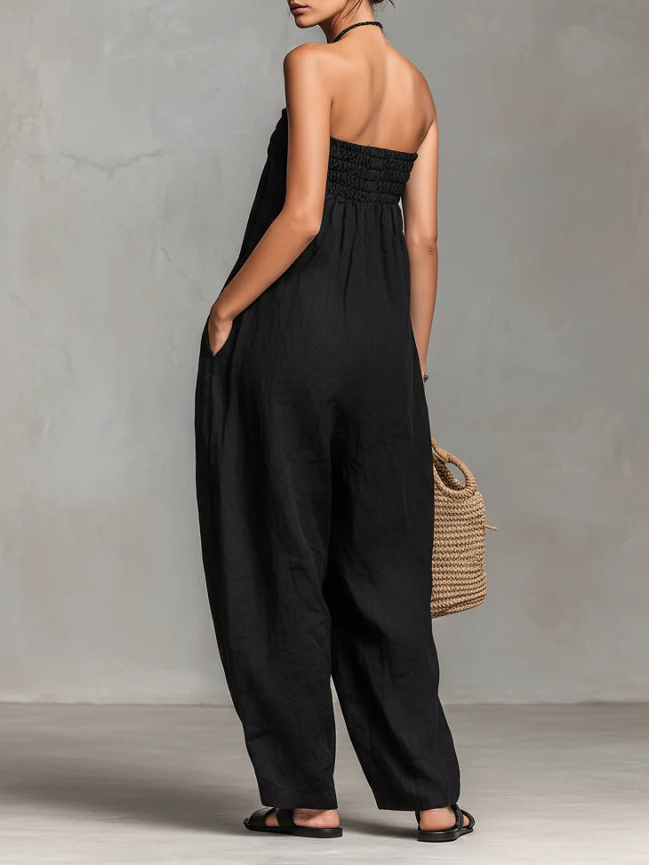 Nina™ || Elegante mono sin tirantes