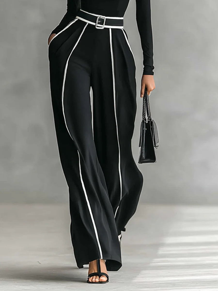 Vera™ || Elegante conjunto con detalles en contraste