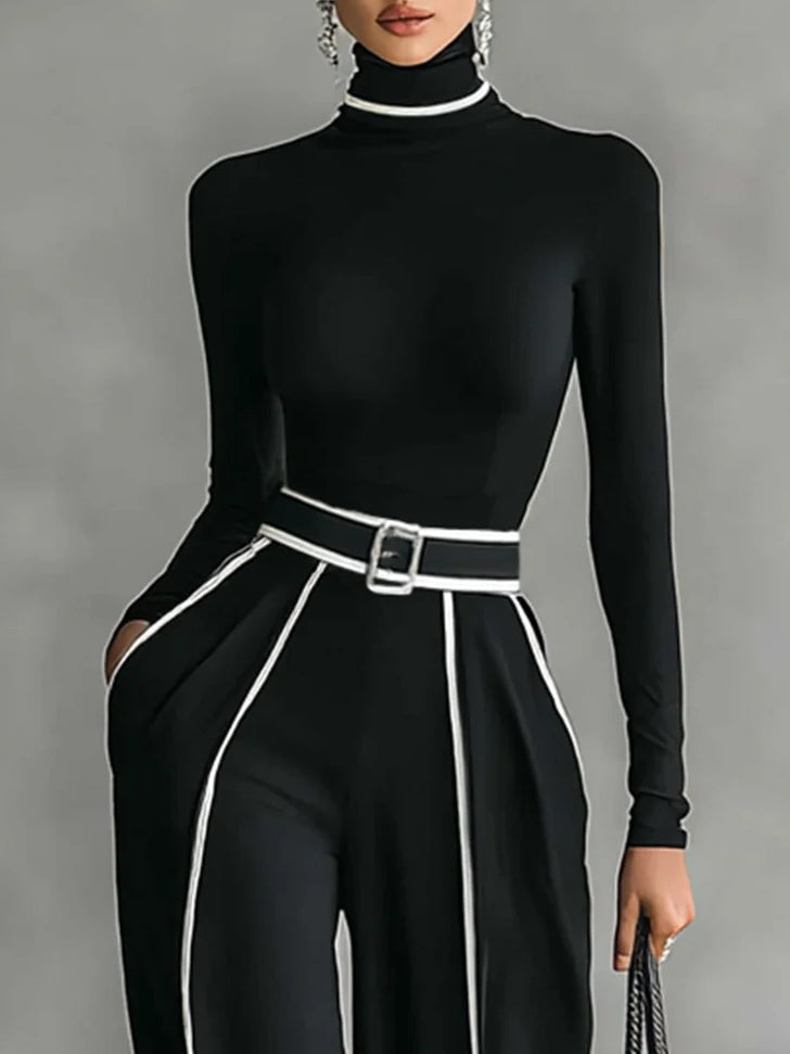 Vera™ || Elegante conjunto con detalles en contraste