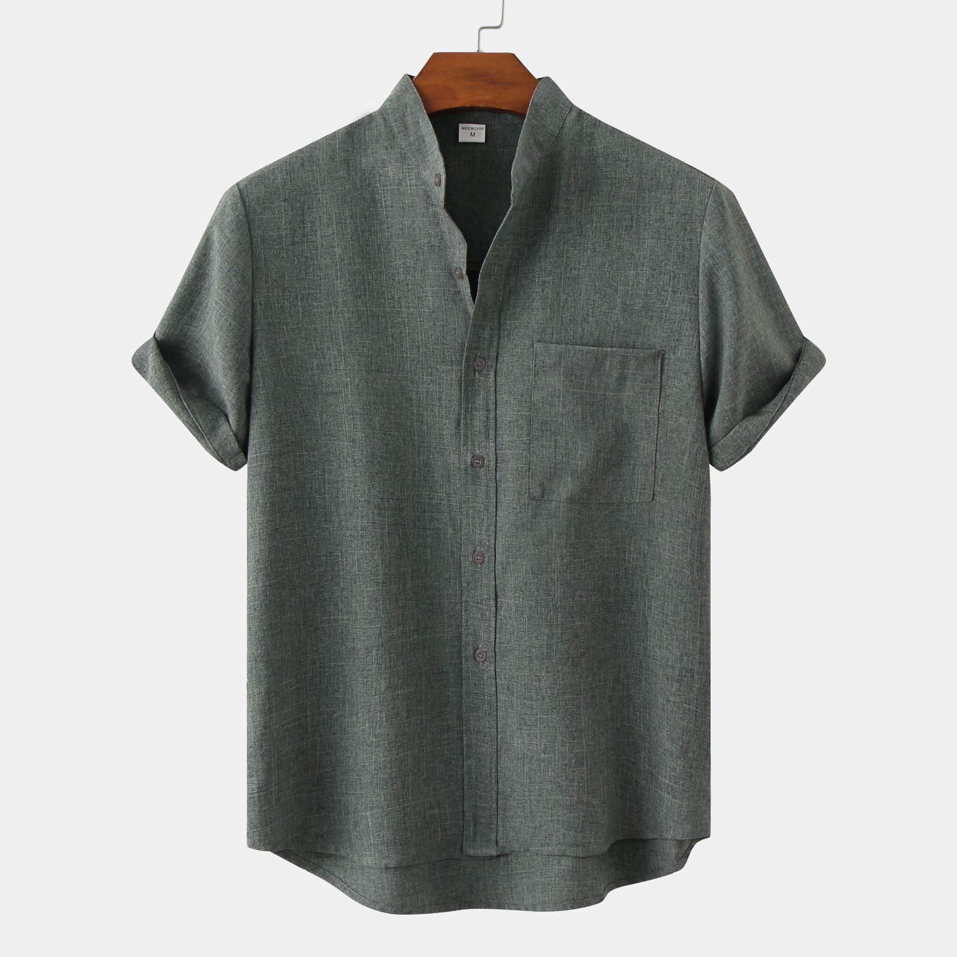 Camisa de Algodón Suave con Botones