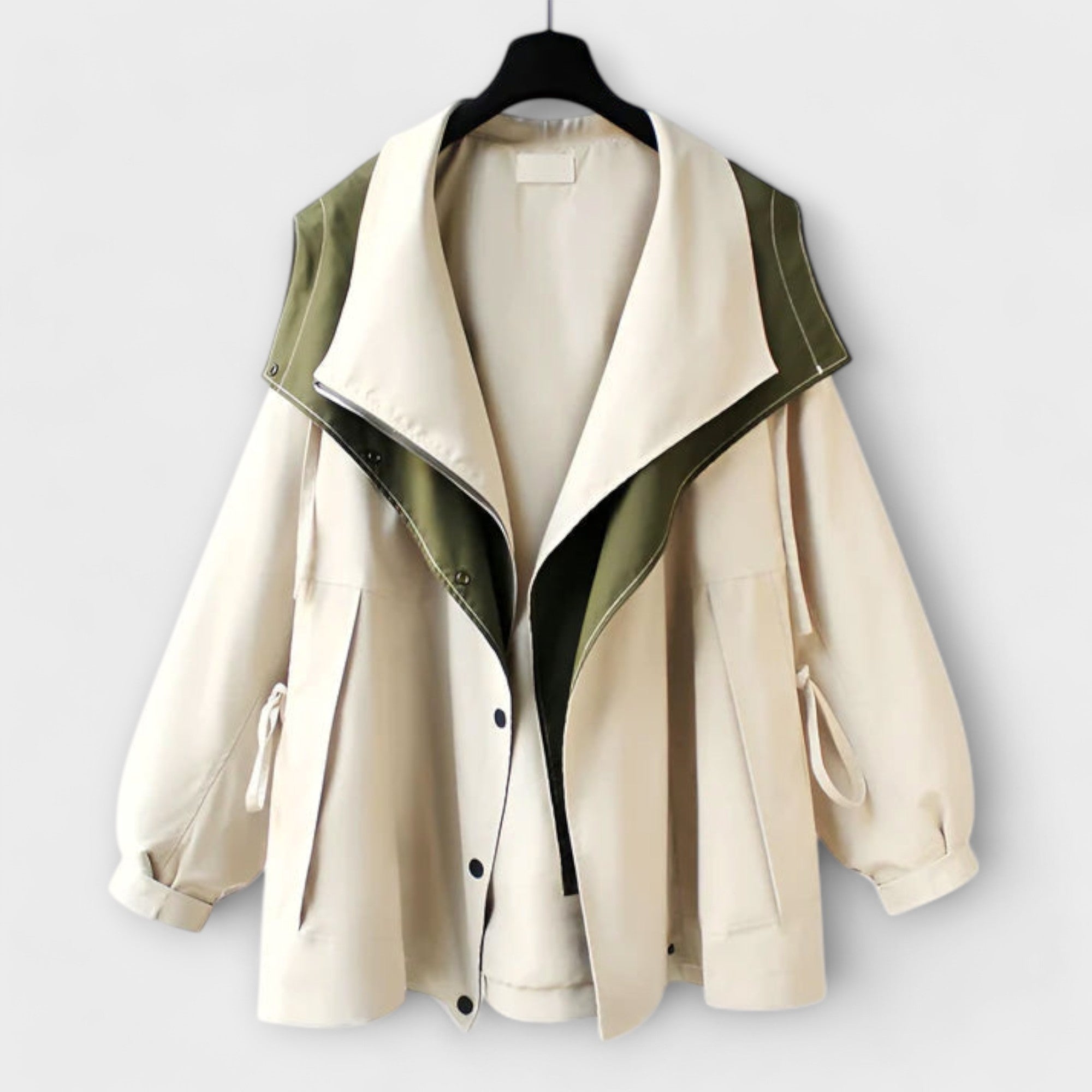 Trenchcoat con Características Impermeables