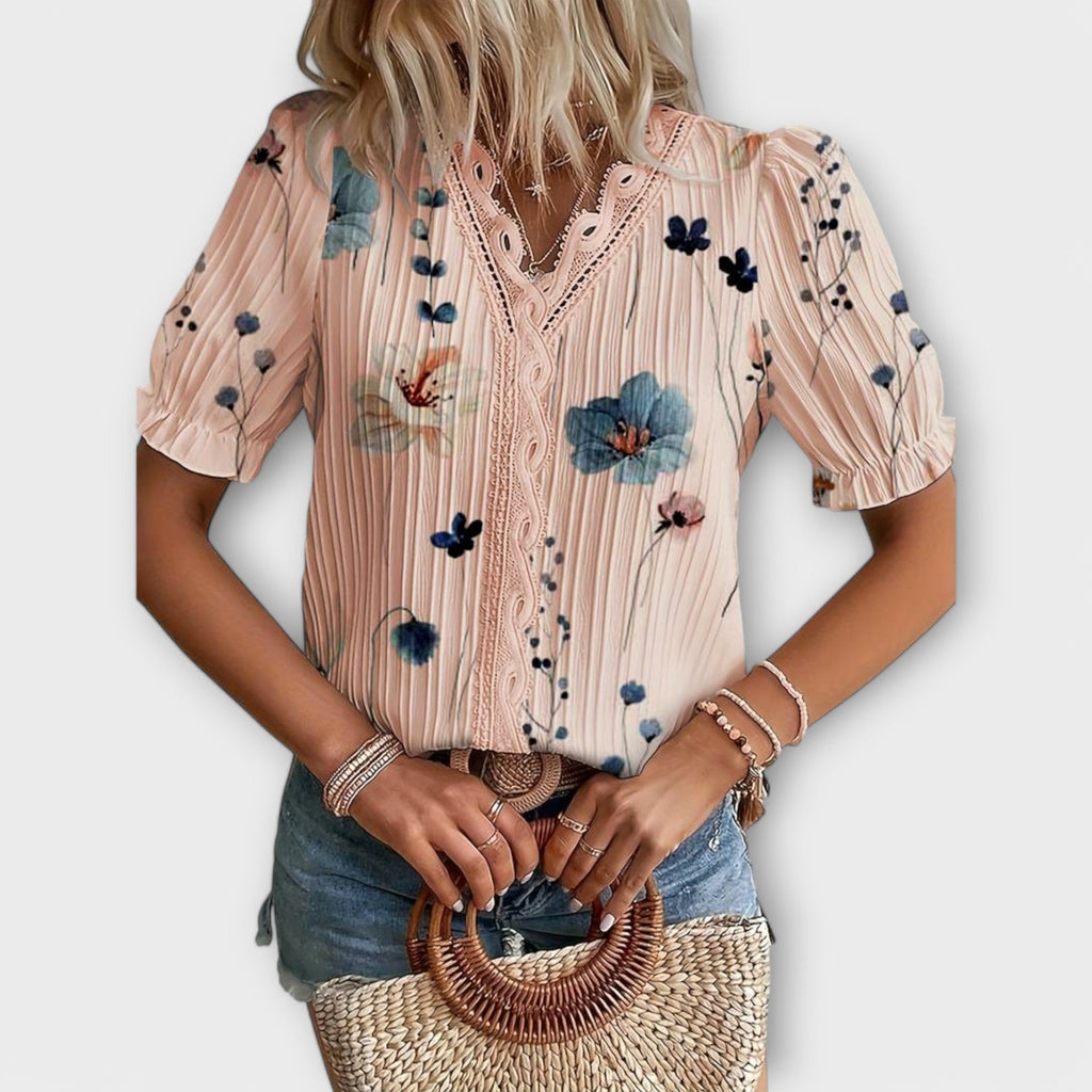 Emily - Elegante Blusa de V-hals