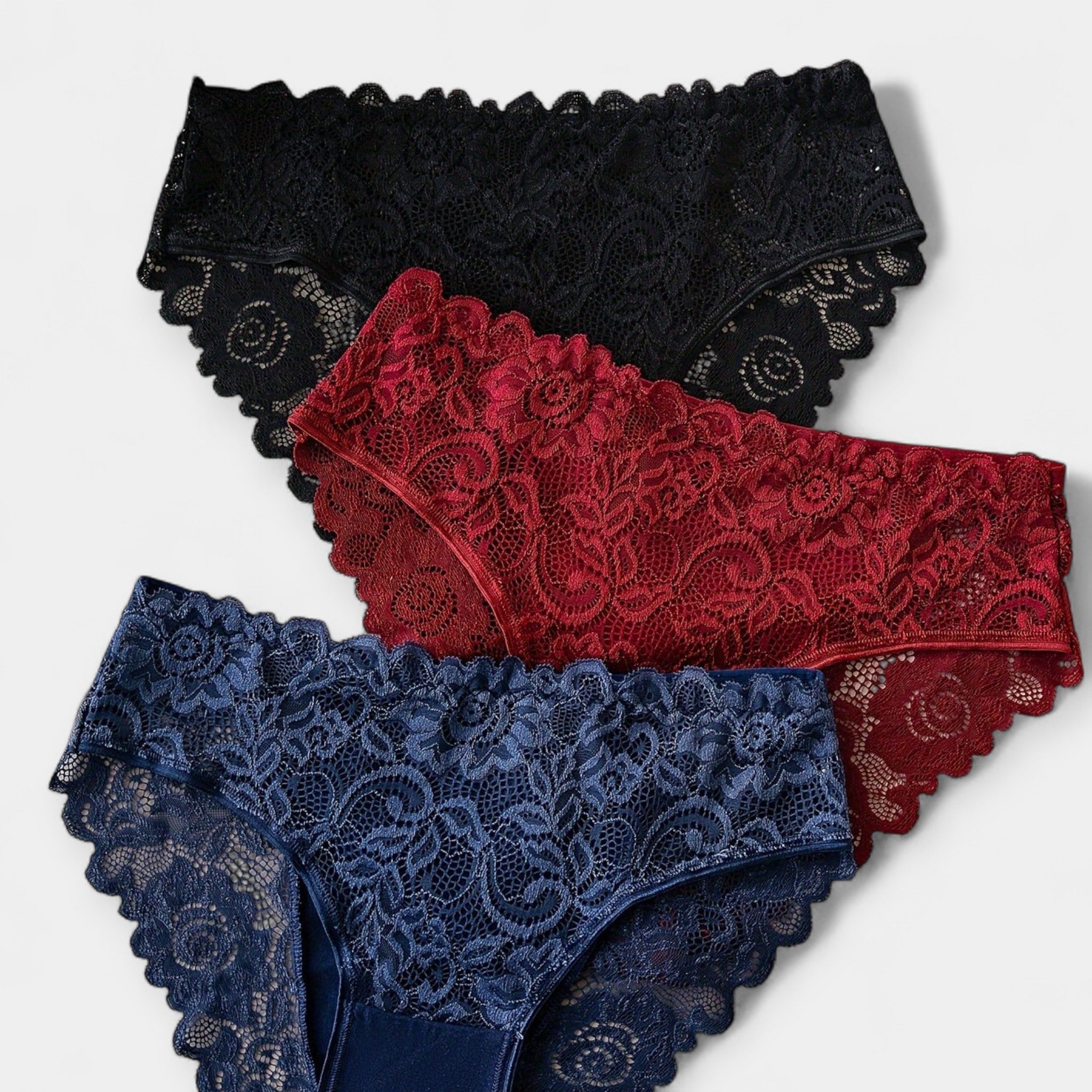 Pack de 3 Slip de Encaje