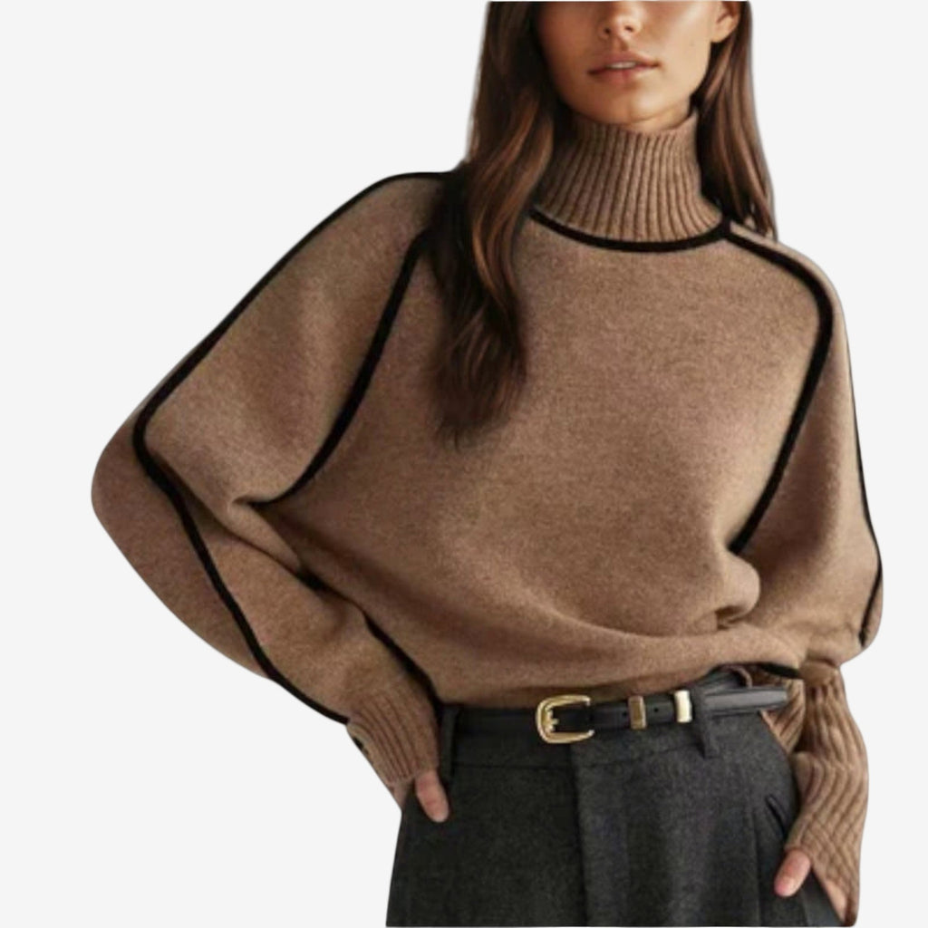 Emilie™ Suéter de Cuello Alto