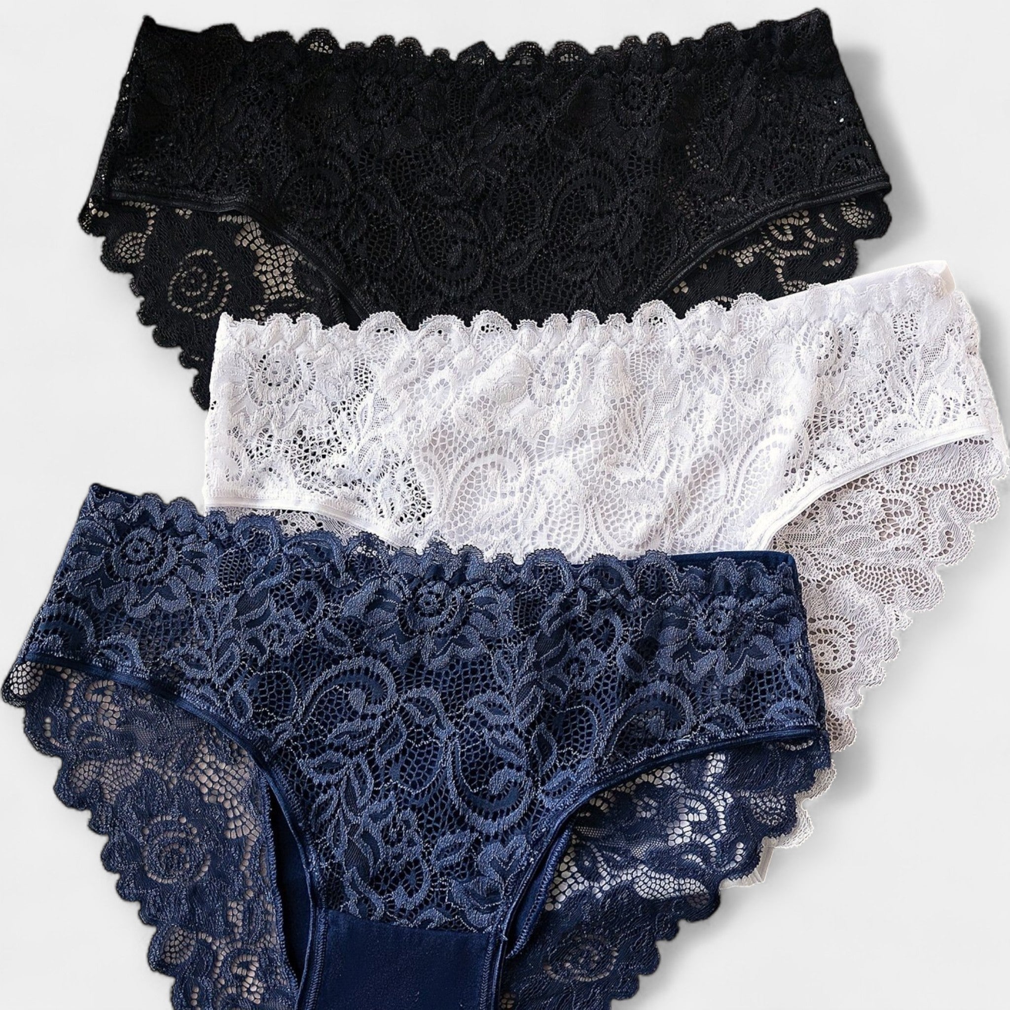 Pack de 3 Slip de Encaje