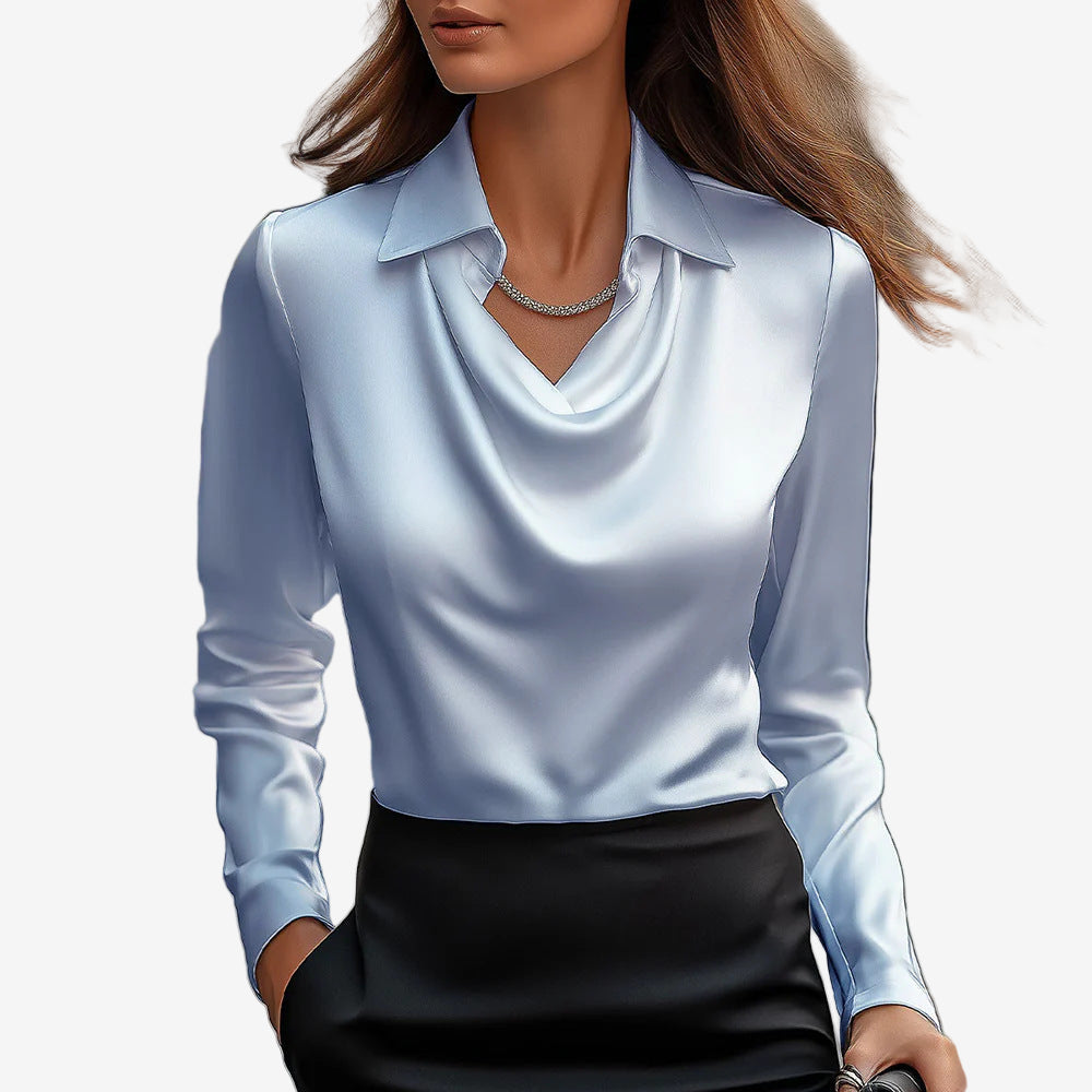 Blusa Elira™ con Cuello Alto