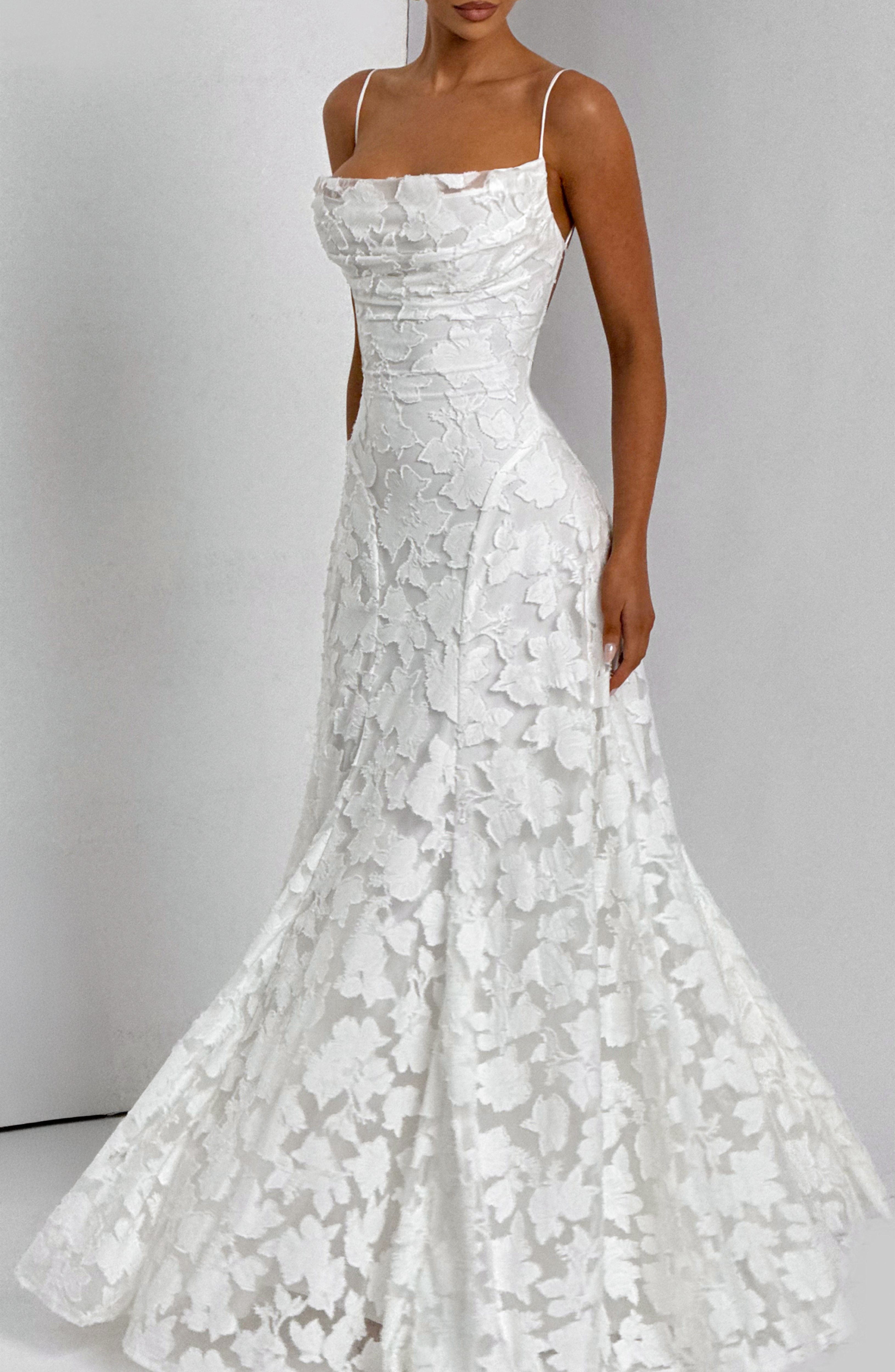 Alexander Saint Bloemen Maxi Vestido