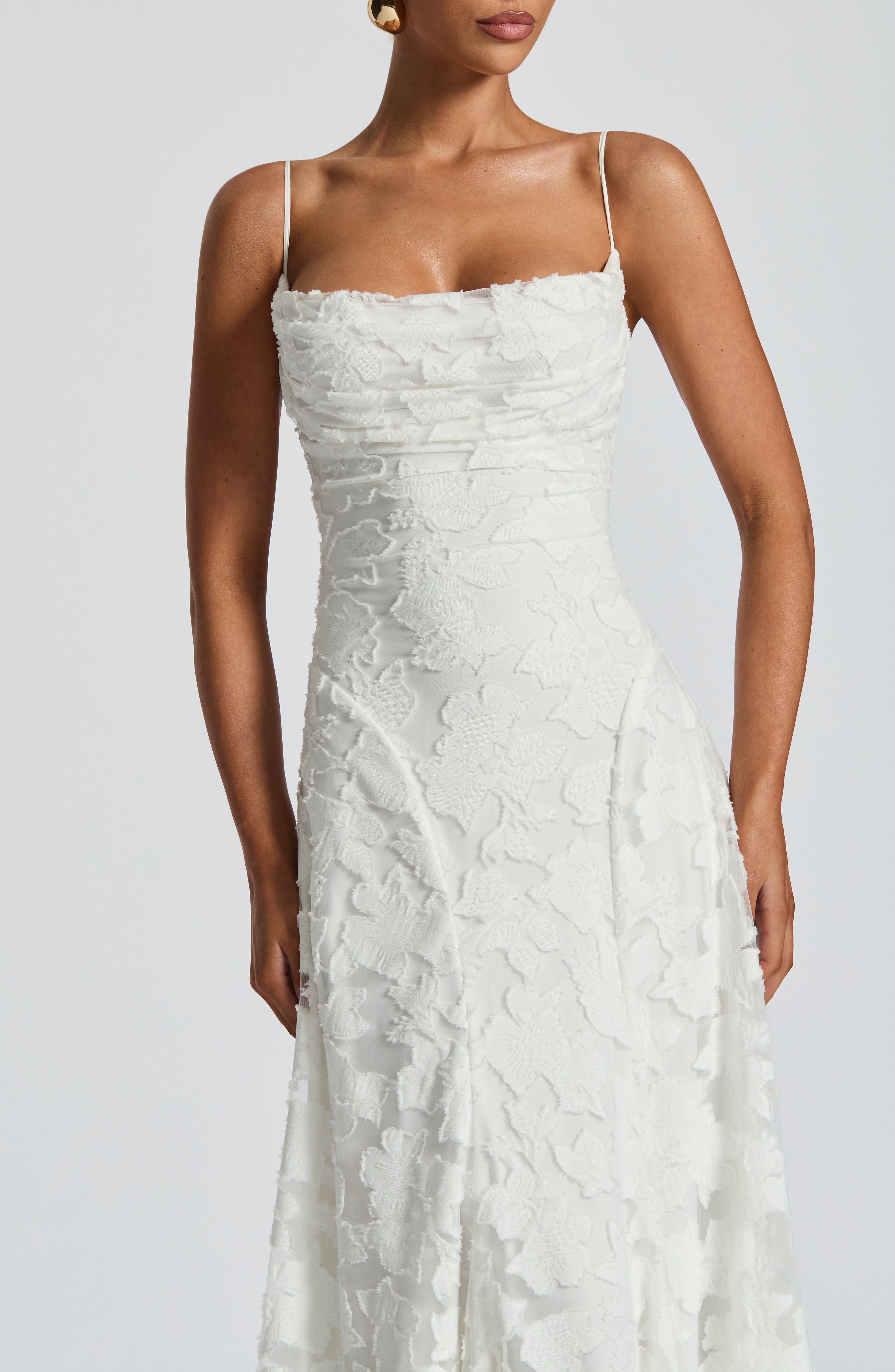 Alexander Saint Bloemen Maxi Vestido