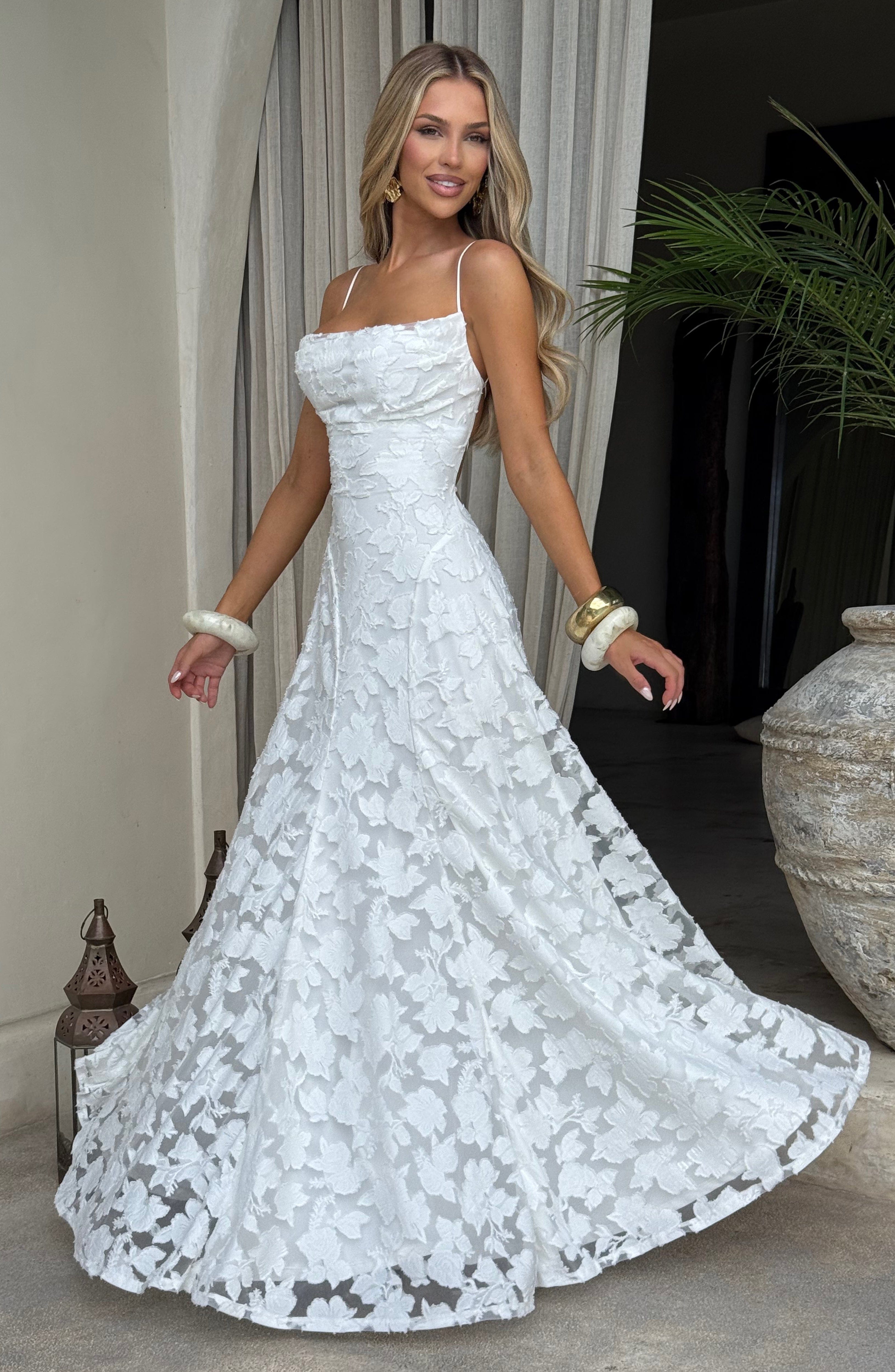 Alexander Saint Bloemen Maxi Vestido