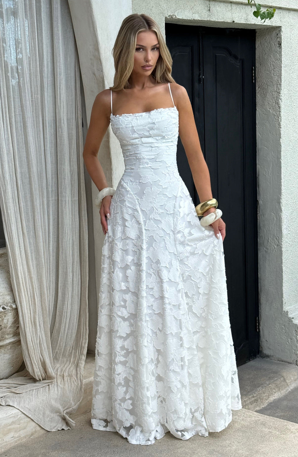 Alexander Saint Bloemen Maxi Vestido