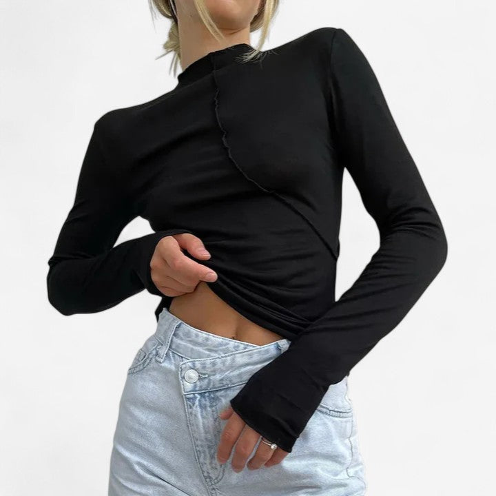 Tarina | Top de Manga Larga Cómoda