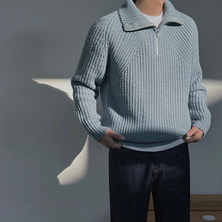 Lenoir™ | Suéter de Cuello Alto Azure
