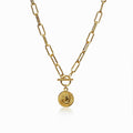 Cuello de 10 Centavos Dorado