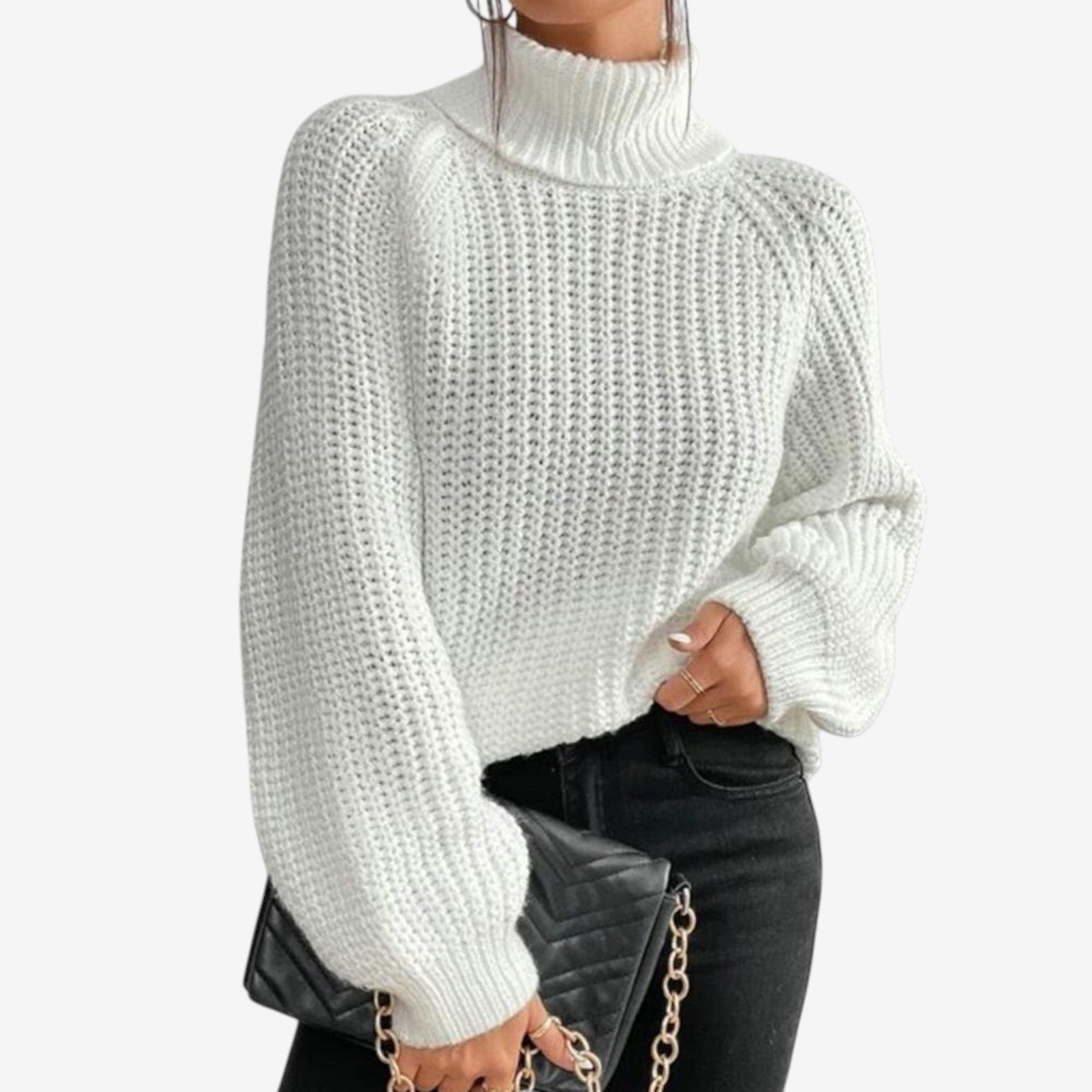 Monteiro™ Suéter de Cuello Alto