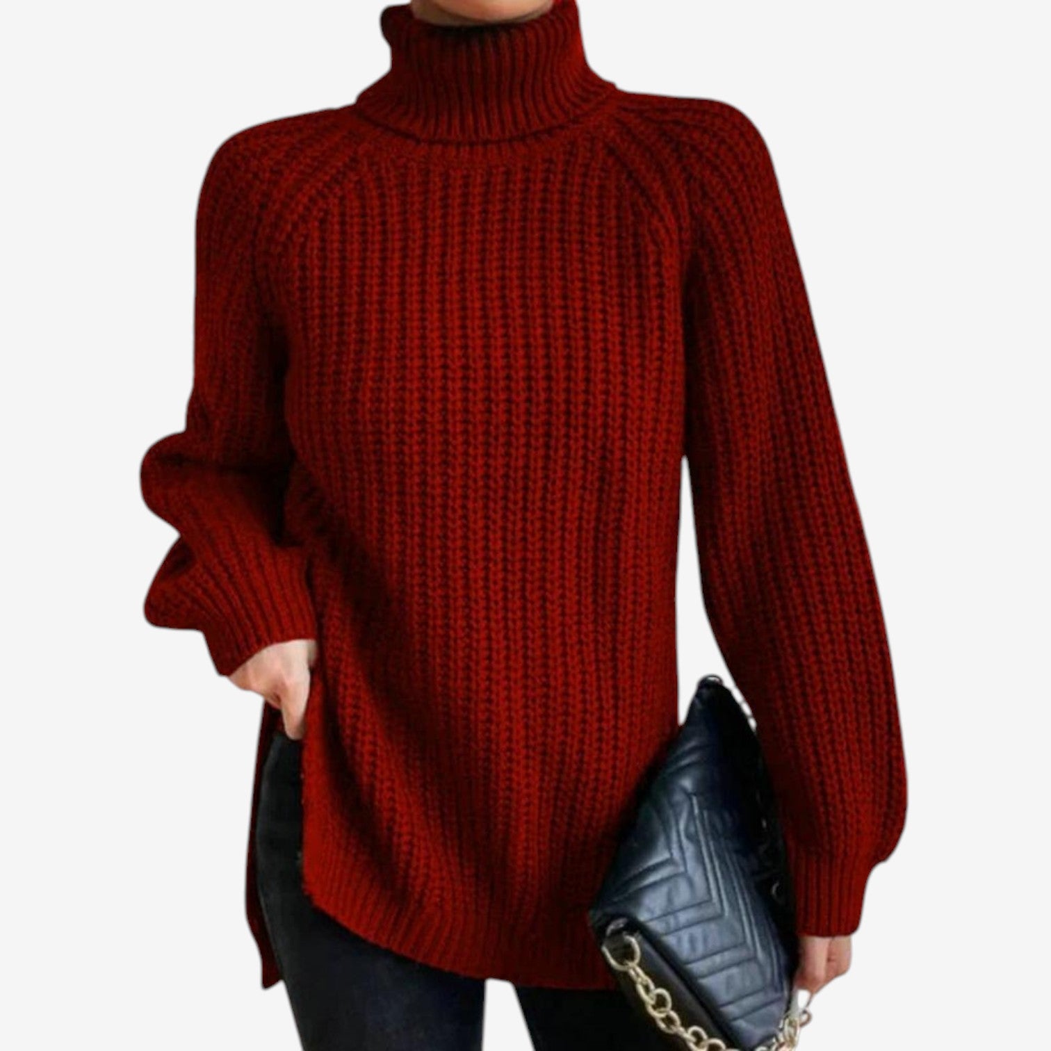 Monteiro™ Suéter de Cuello Alto