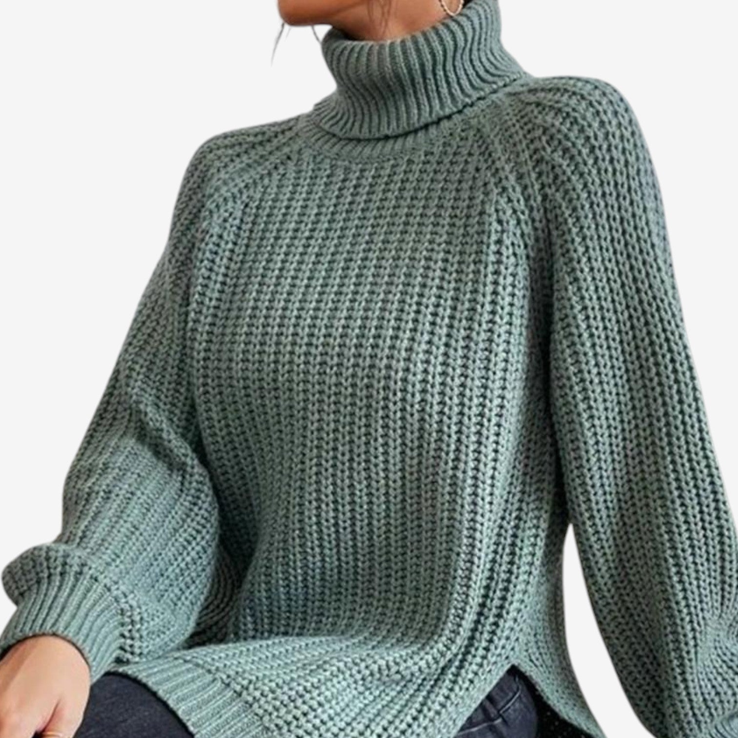 Monteiro™ Suéter de Cuello Alto