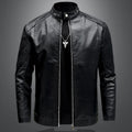 Elegante Chaqueta de Cuero para Hombre