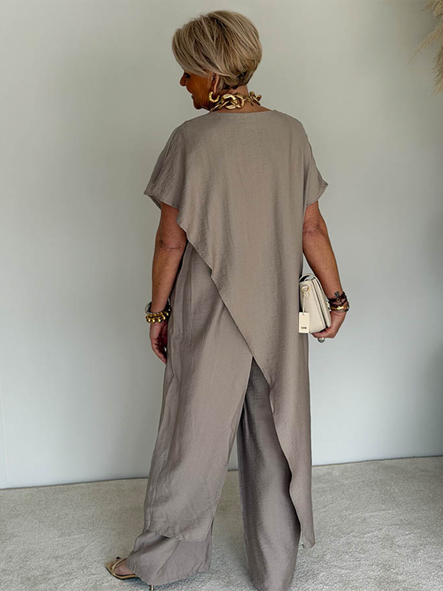 Vestido holgado, cómodo y asimétrico