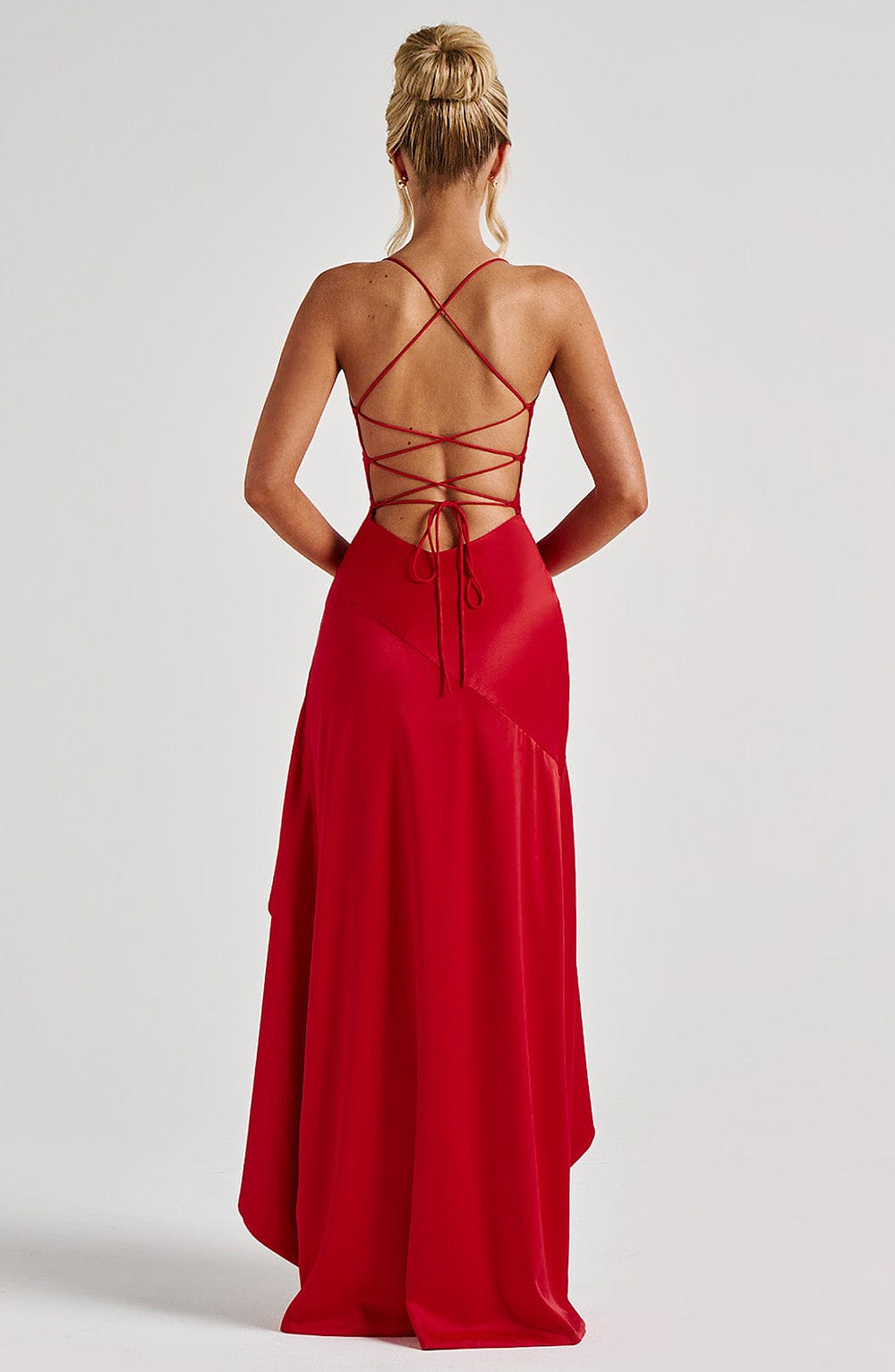 Vestido Maxi con Volantes