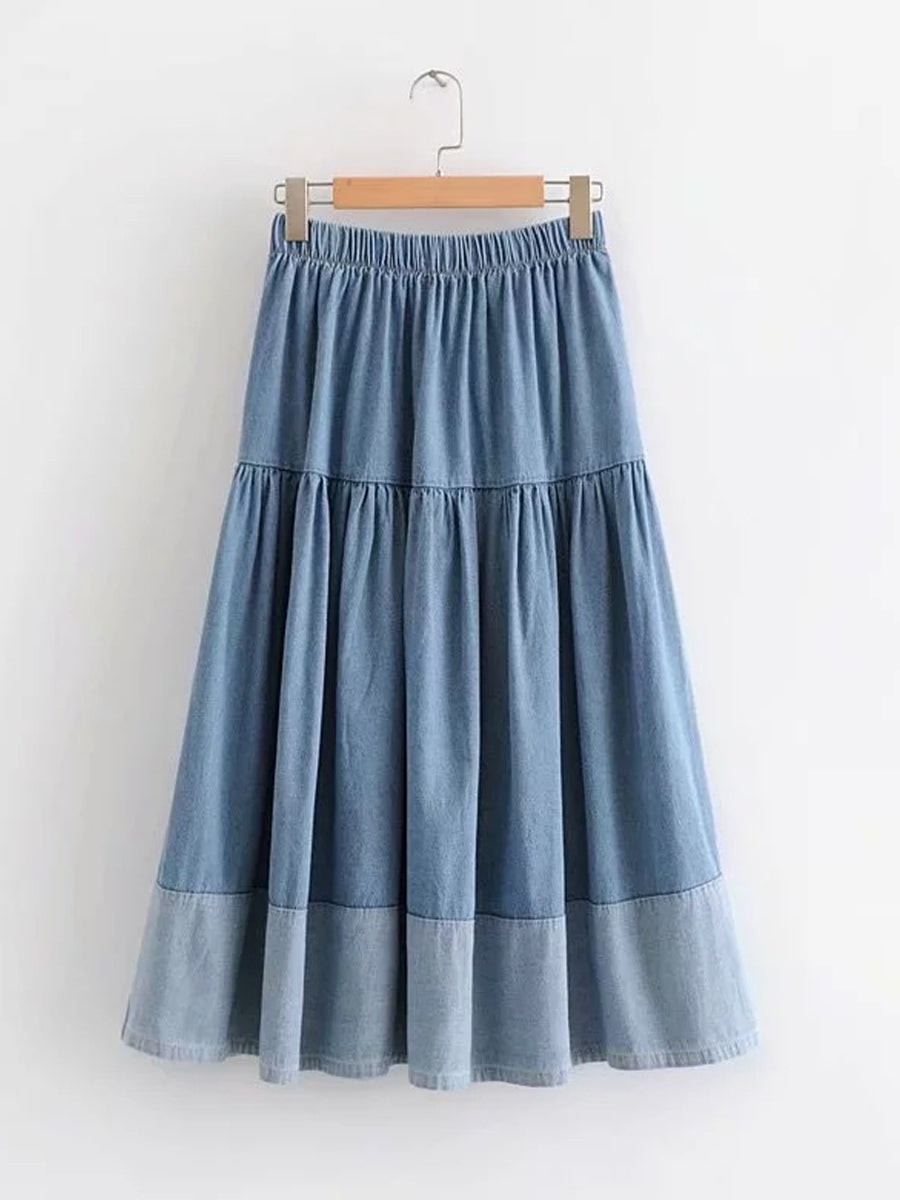 Sarah | Pantalones de mezclilla con cintura elástica